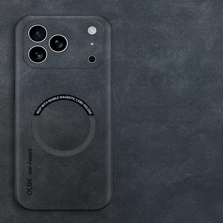Lisslune | LUXEGUARD – Premium Leather Phone Case with MagSafe for iPhone