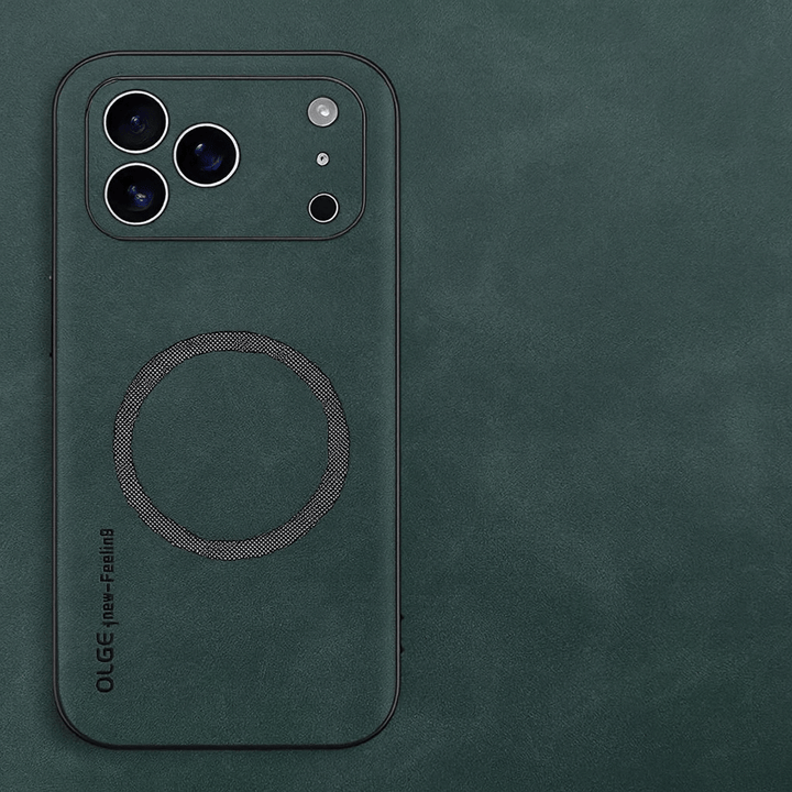Lisslune | LUXEGUARD – Premium Leather Phone Case with MagSafe for iPhone