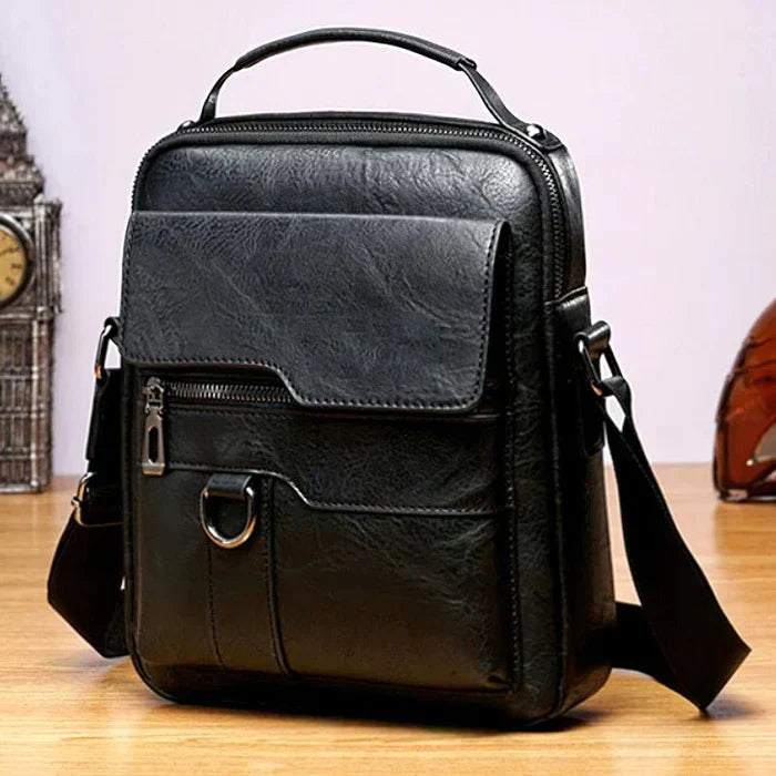 Lisslune | LeatherLux Elegant Leather Shoulder Bag | High-Quality Design | Practical & Stylish for Everyday & Office