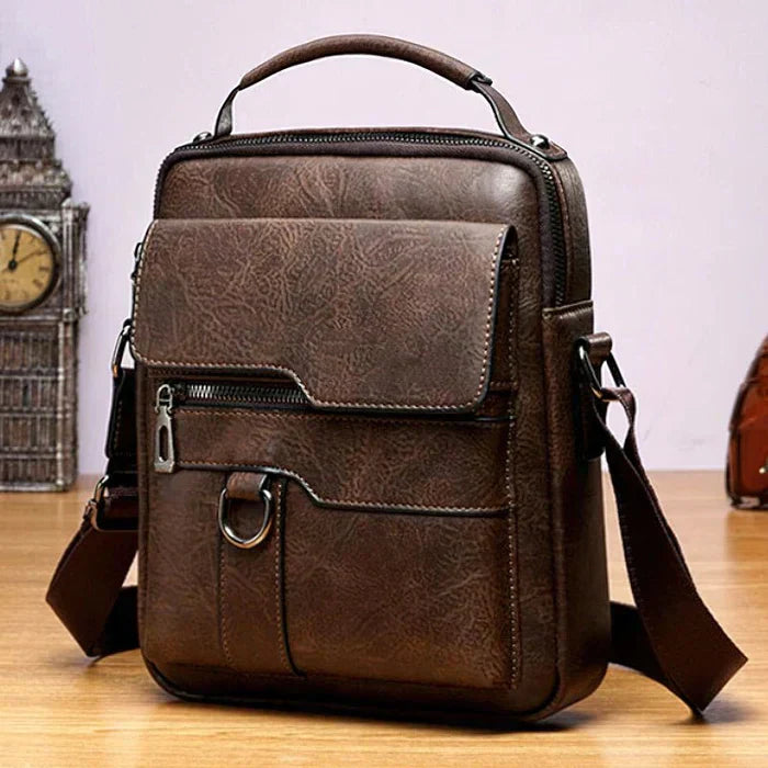 Lisslune | LeatherLux Elegant Leather Shoulder Bag | High-Quality Design | Practical & Stylish for Everyday & Office