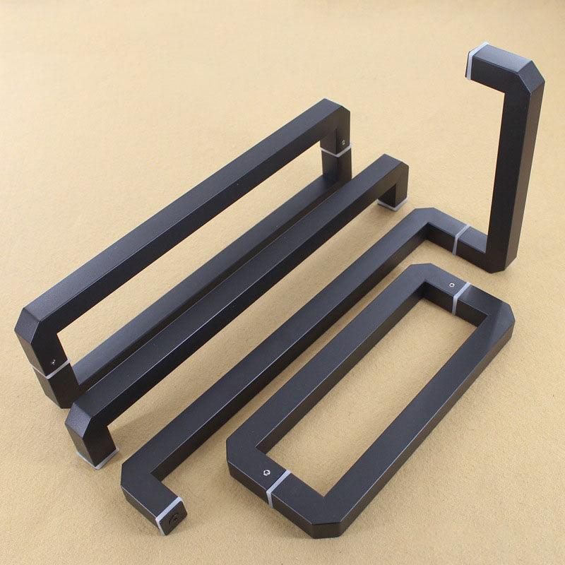 Lisslune | Luxurious matte black bathroom door handle - Enhance your shower area
