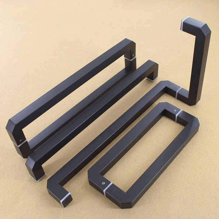Lisslune | Luxurious matte black bathroom door handle - Enhance your shower area