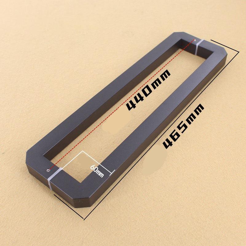 Lisslune | Luxurious matte black bathroom door handle - Enhance your shower area