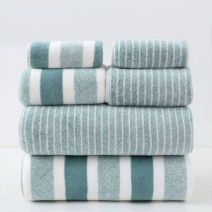 Lisslune | 8-Piece Coral Fleece Towel Set – Ultra-Soft & Quick-Drying