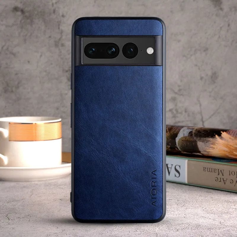 Lisslune | Luxurious Google Pixel 8/7/6 cases made of leather | Shockproof TPU protection