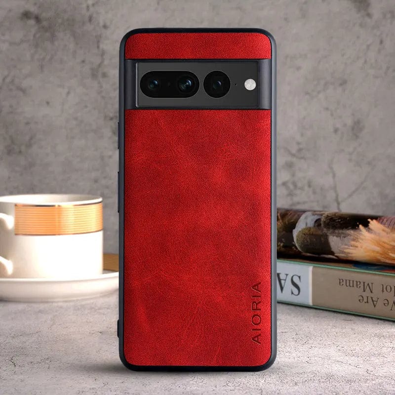 Lisslune | Luxurious Google Pixel 8/7/6 cases made of leather | Shockproof TPU protection