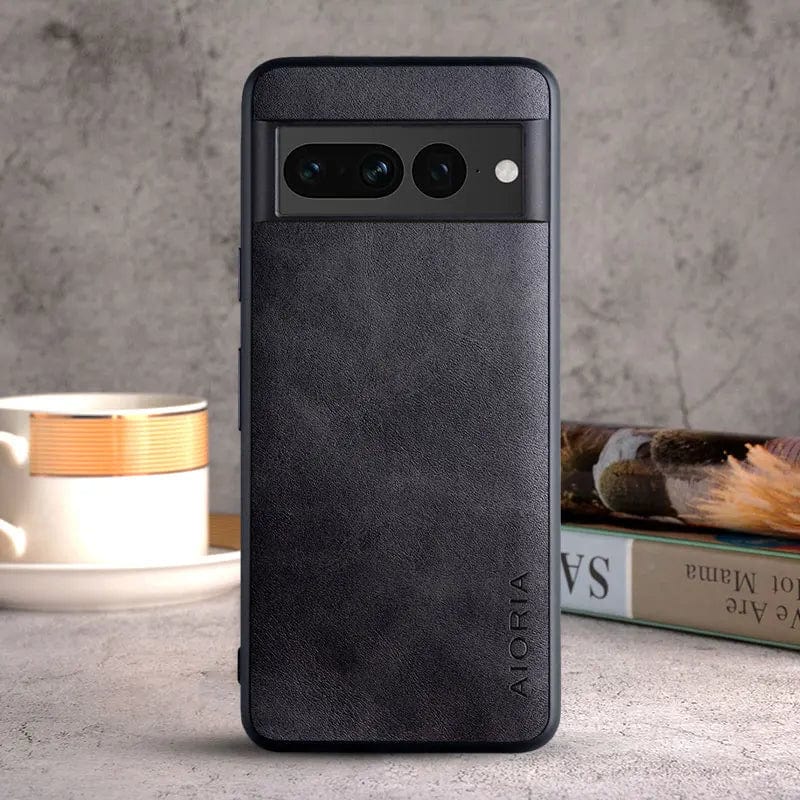 Lisslune | Luxurious Google Pixel 8/7/6 cases made of leather | Shockproof TPU protection