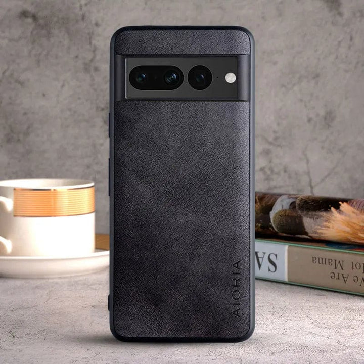 Lisslune | Luxurious Google Pixel 8/7/6 cases made of leather | Shockproof TPU protection