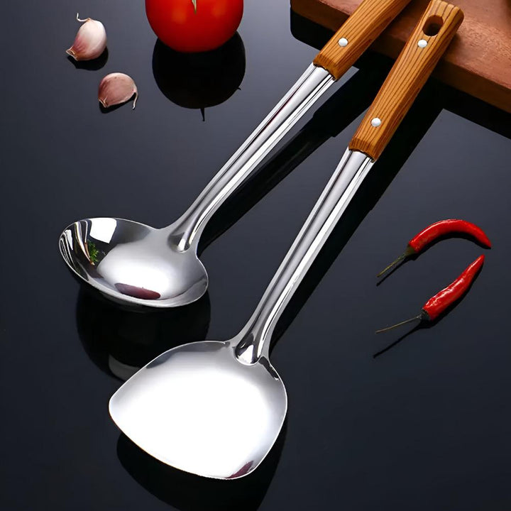 Lisslune | ArtisanServe Steel – Coloring-Resistant Utensils for Demanding Cooks