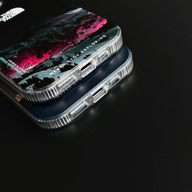 Lisslune | Galvanic Letters Snow Mountain Phone Case For iPhone