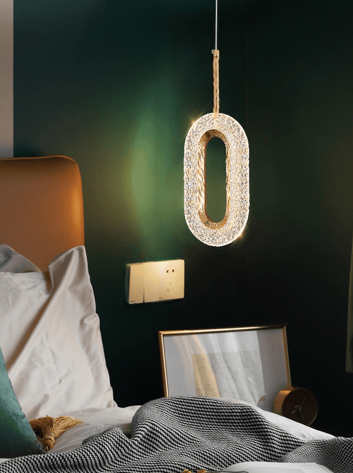 Rynx Luxury Diamond Ring Gold Pendant Light