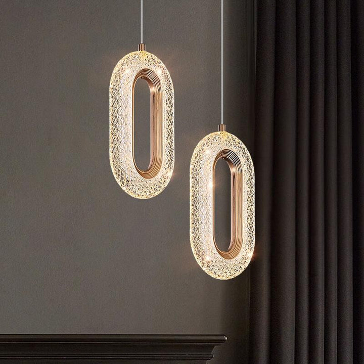 Rynx Luxury Diamond Ring Gold Pendant Light