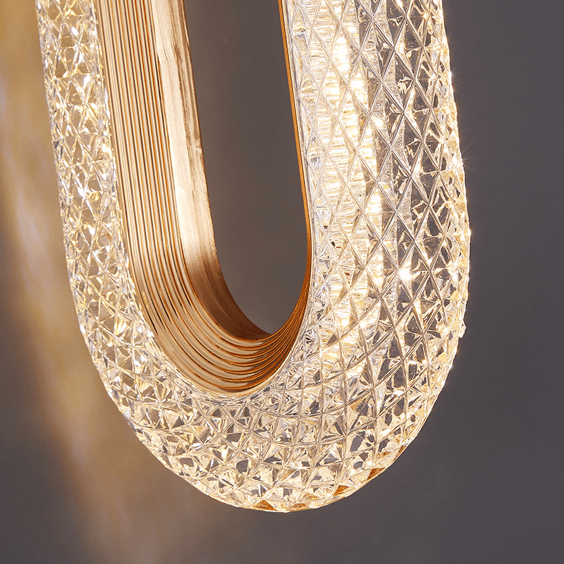 Rynx Luxury Diamond Ring Gold Pendant Light