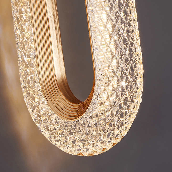 Rynx Luxury Diamond Ring Gold Pendant Light