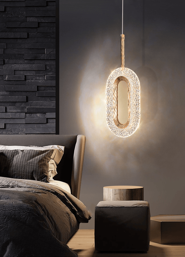 Rynx Luxury Diamond Ring Gold Pendant Light