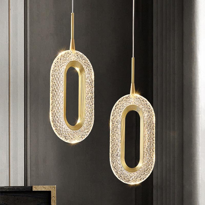 Rynx Luxury Diamond Ring Gold Pendant Light