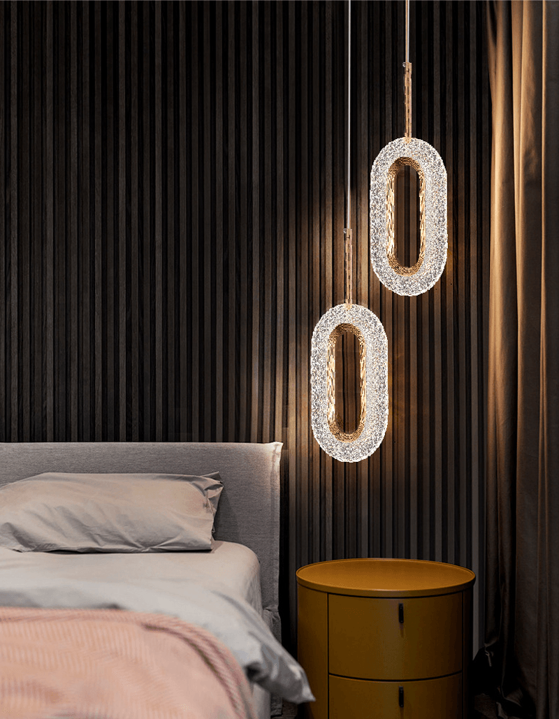 Rynx Luxury Diamond Ring Gold Pendant Light