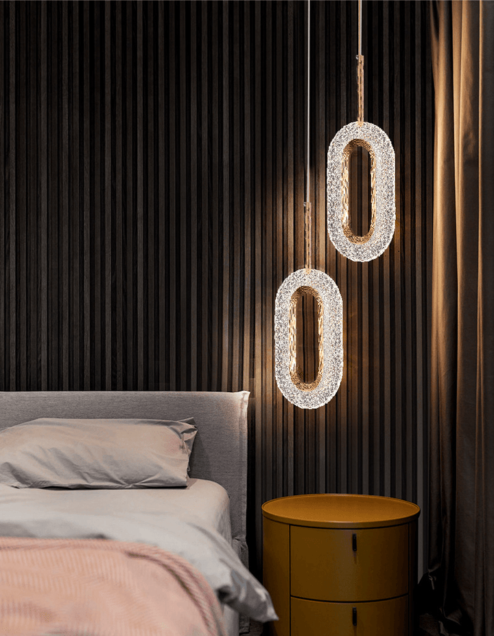 Rynx Luxury Diamond Ring Gold Pendant Light