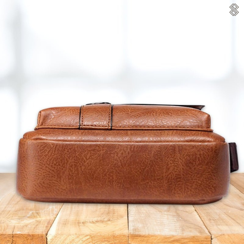 Lisslune | LeatherLux Elegant Leather Shoulder Bag | High-Quality Design | Practical & Stylish for Everyday & Office