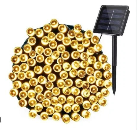 Lisslune | 300 LED Lumify Solar Fairy Lights - Warm White Lights for Garden Decor
