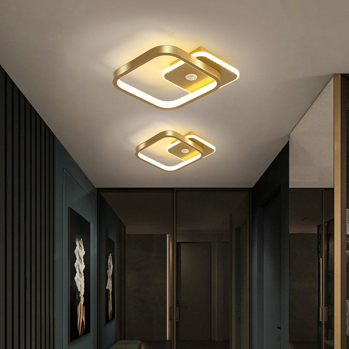 Lisslune | MotionGlide PIR Motion Sensor LED Ceiling Light | Smart Lighting | Energy Efficient | Perfect for Hallway & Bathroom