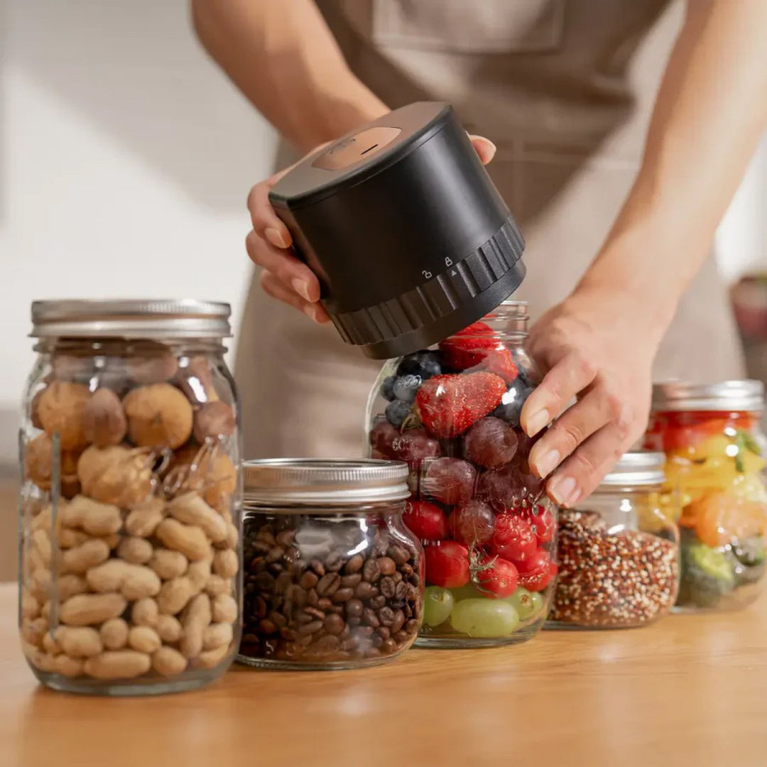 Lisslune | Electric Mason Jar Vacuum Sealer Kit