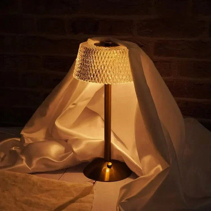 Lisslune | Crystal Rechargeable LED Cordless Table Lamp
