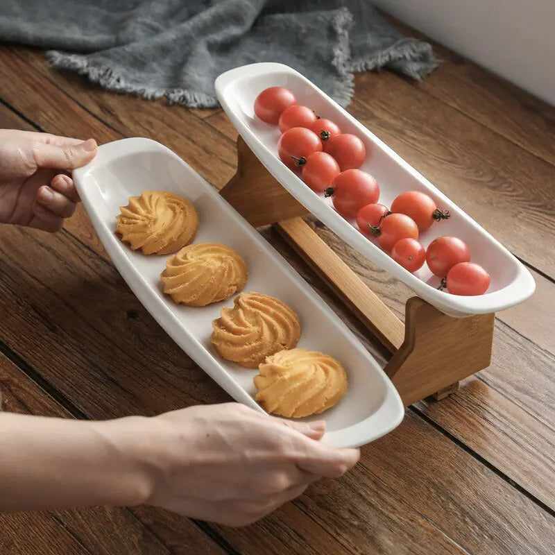 Lisslune | Multi-tiered ceramic plates