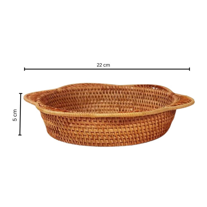 Lisslune | Handwoven Rattan Floral Basket