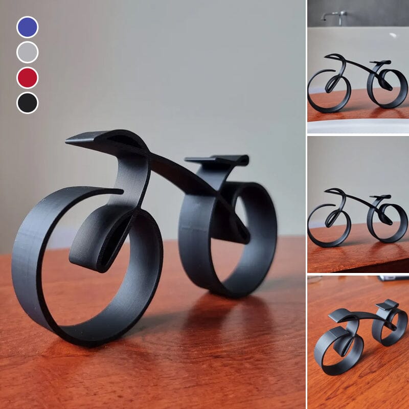 Lisslune | Minimalistic Bicycle Sculpture Wire Mesh Style
