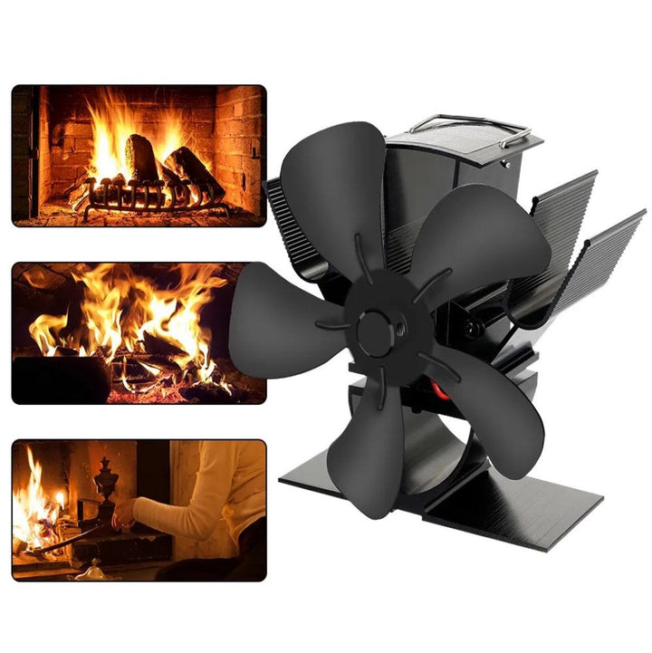Lisslune | Best Wood Burner Stove Fan for Log Burning Fire Stove