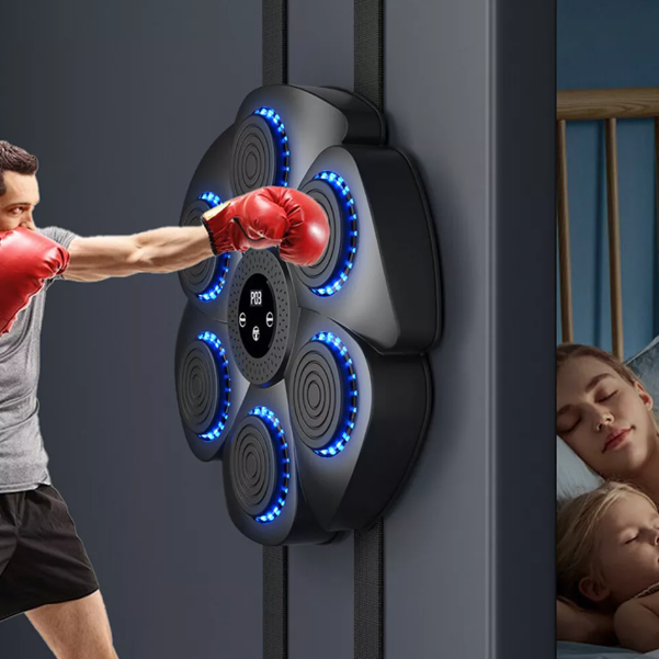 Lisslune | Music Boxing Pad with Targeting Features – Ultimate Punch Machine for Boxing Fitness