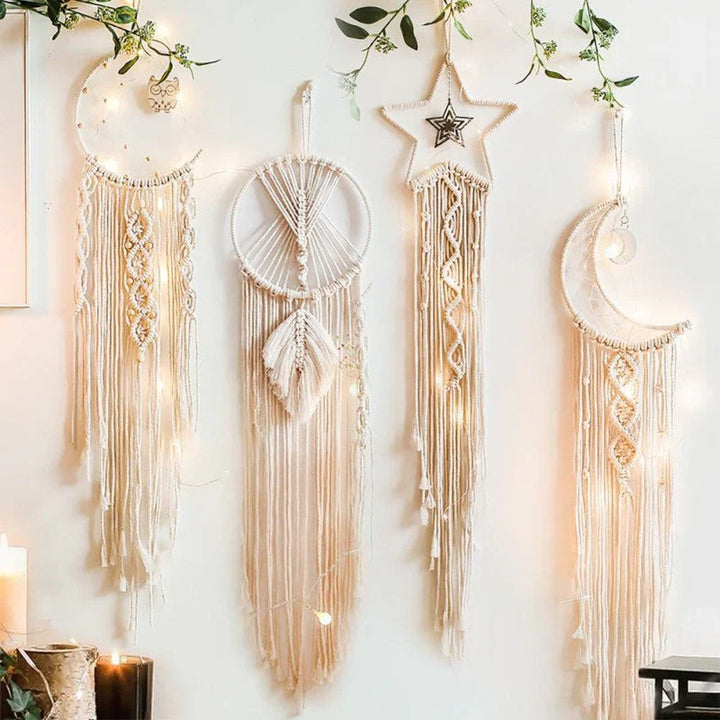 Lisslune | Cathy I Dreamcatcher for Women – Macrame Decoration with Lights