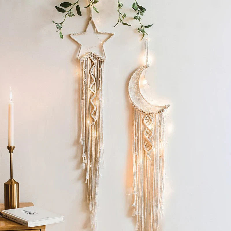Lisslune | Cathy I Dreamcatcher for Women – Macrame Decoration with Lights