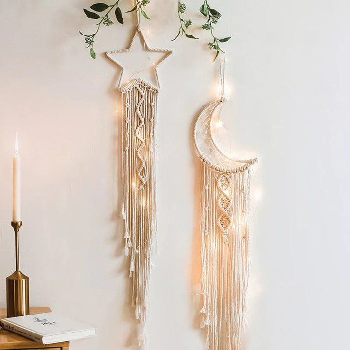 Lisslune | Cathy I Dreamcatcher for Women – Macrame Decoration with Lights
