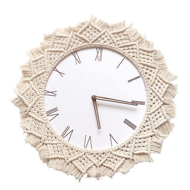 Lisslune | BohèmeTick - Chic Macrame Clock