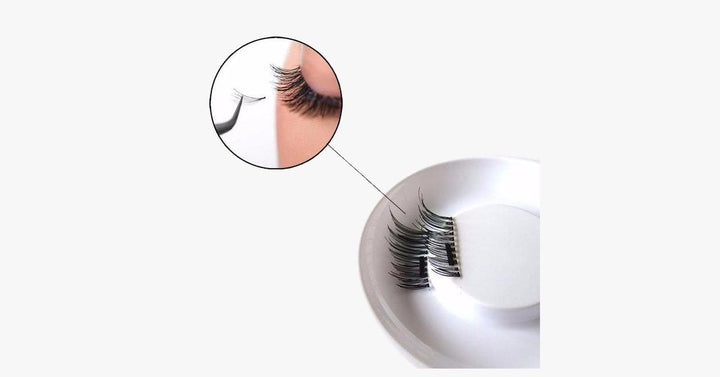 Lisslune | 3D Reusable Magnetic Eyelashes – Make Your Eyelashes Spectacular (2 Pack)