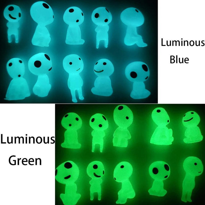 Lisslune | Shiny enchanted elf tree statues: Magical garden fun