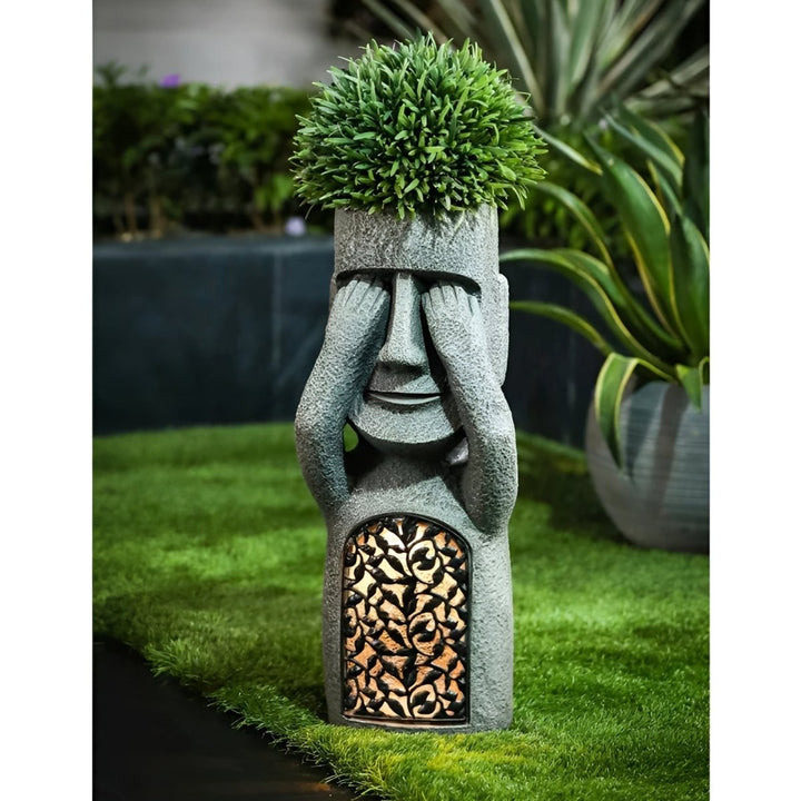 Lisslune | MAGICAL TRIO – Solar Resin Garden Statues for Enchanting Outdoor Atmosphere