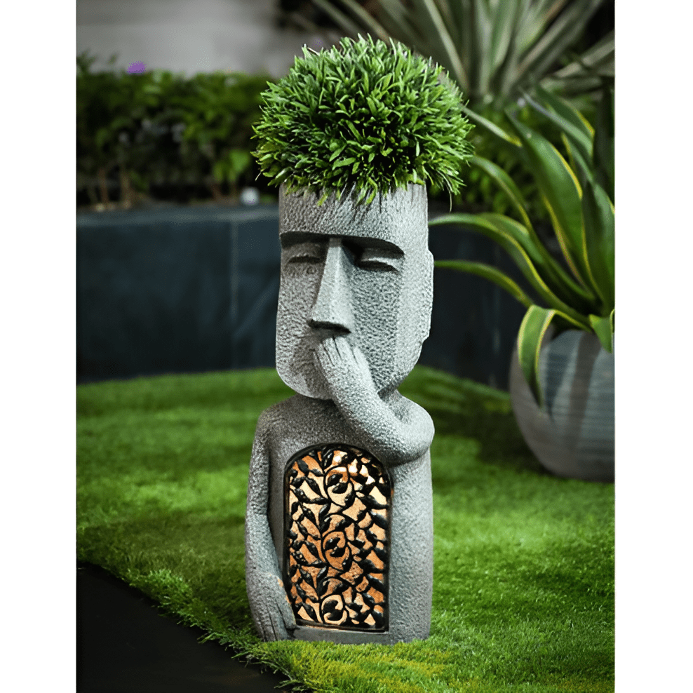 Lisslune | MAGICAL TRIO – Solar Resin Garden Statues for Enchanting Outdoor Atmosphere