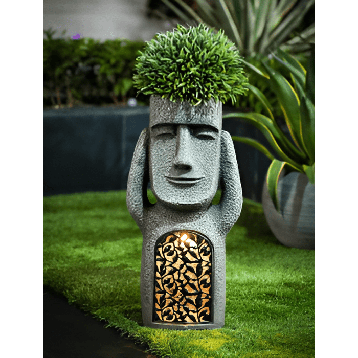 Lisslune | MAGICAL TRIO – Solar Resin Garden Statues for Enchanting Outdoor Atmosphere