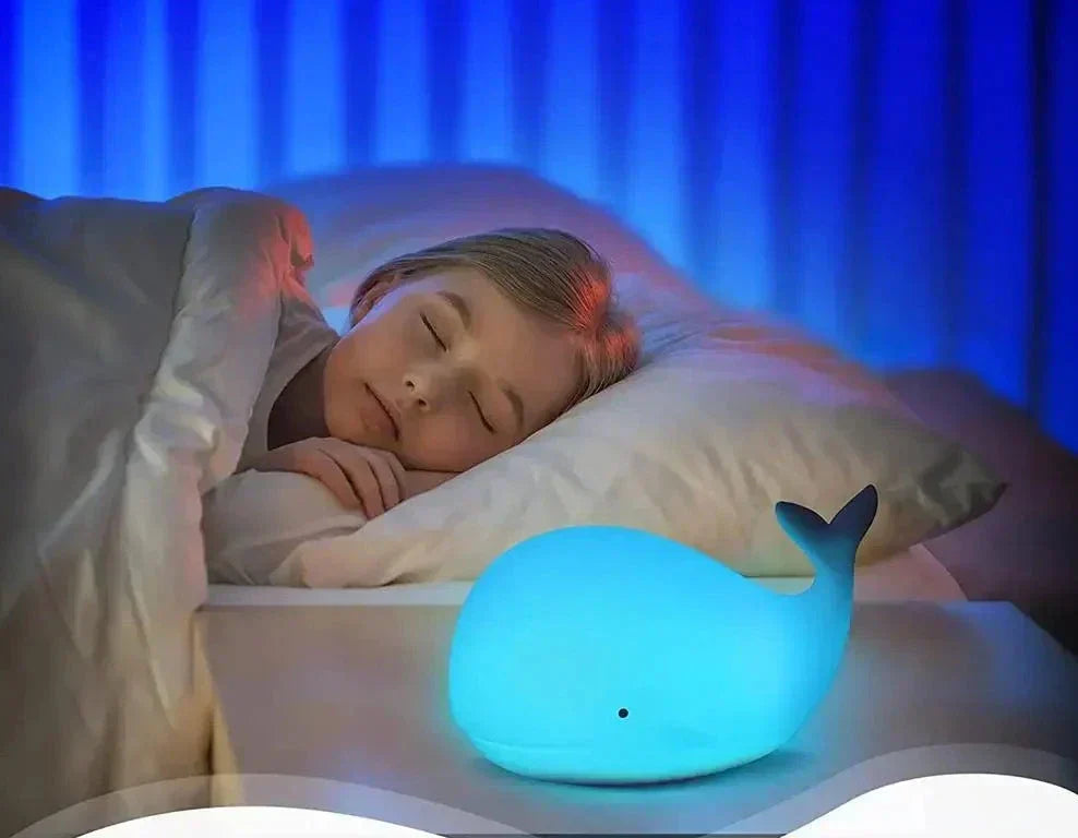Lisslune | Magically Illuminated Whale Night Lamp – Luma | Soft Light for Children