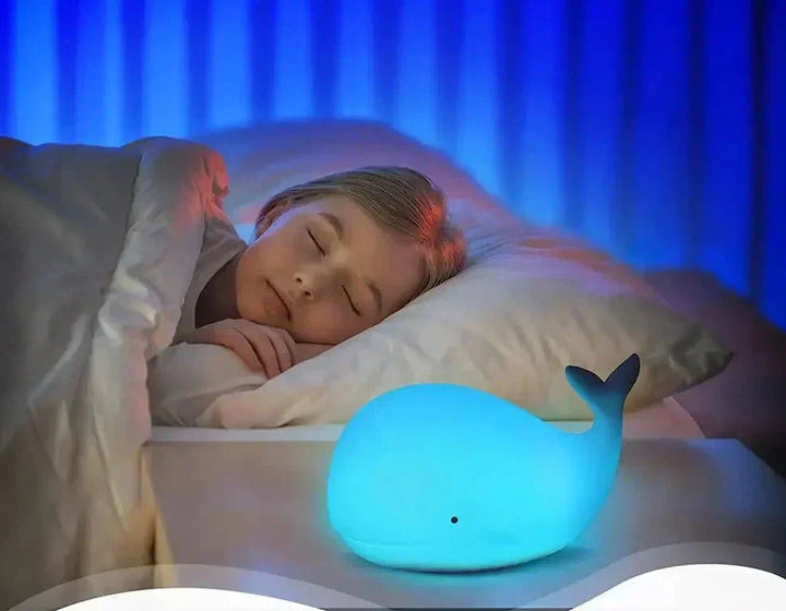 Lisslune | Magically Illuminated Whale Night Lamp – Luma | Soft Light for Children
