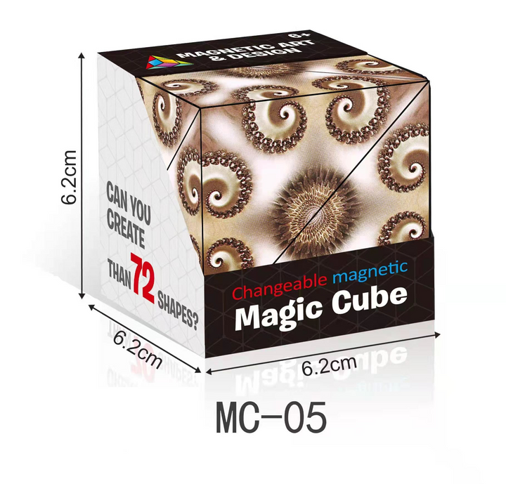 Lisslune | FoldFun Shape Cube – Creative 3D Puzzle for Children and Adults