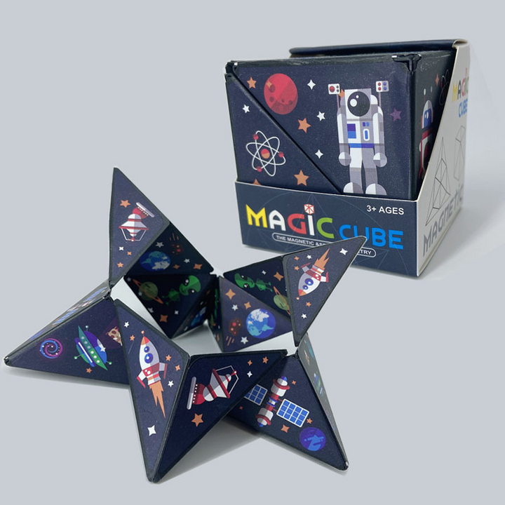 Lisslune | FoldFun Shape Cube – Creative 3D Puzzle for Children and Adults