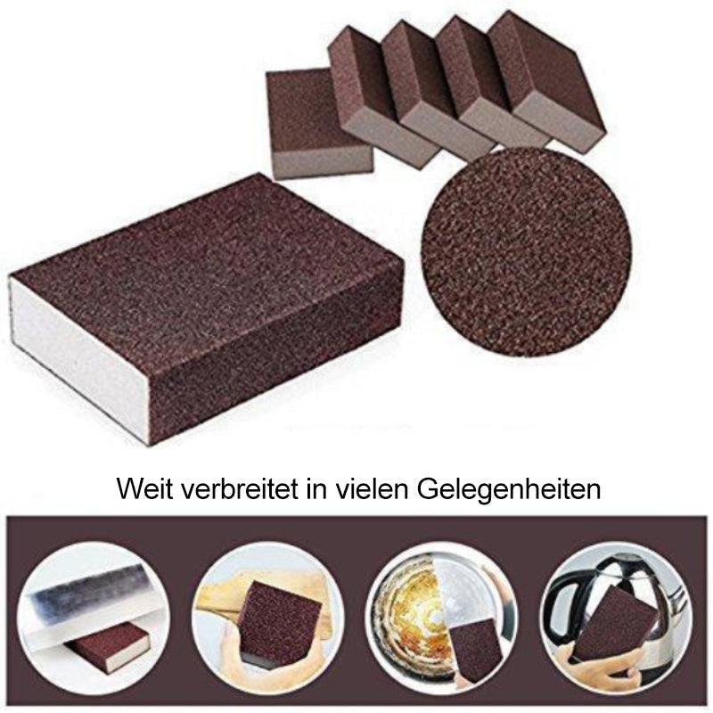 Lisslune | Magic Kitchen Rust Removal Tool Sanding Sponge Brush (5 Pieces)