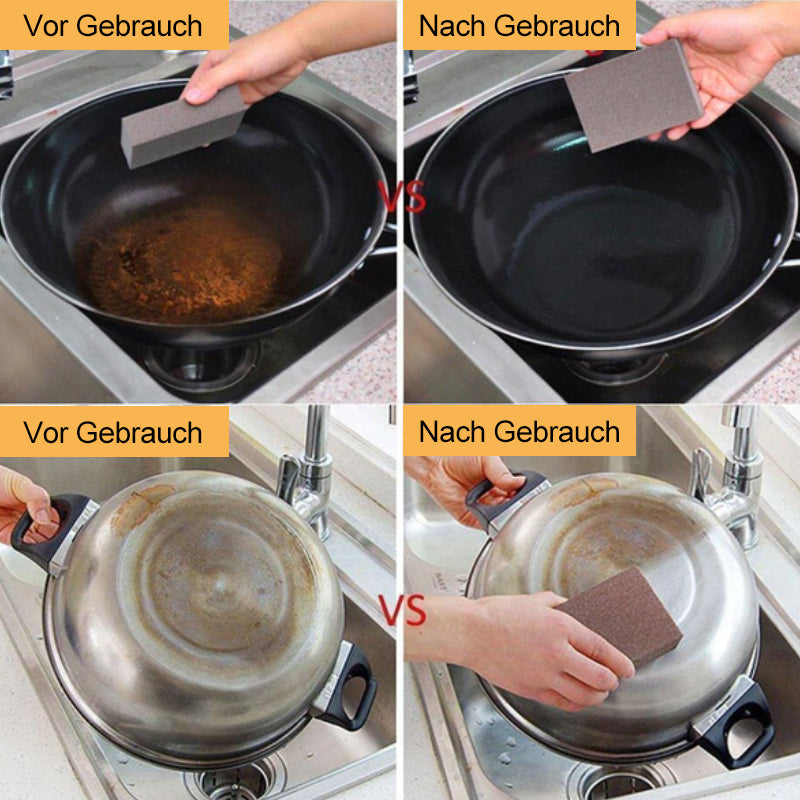 Lisslune | Magic Kitchen Rust Removal Tool Sanding Sponge Brush (5 Pieces)