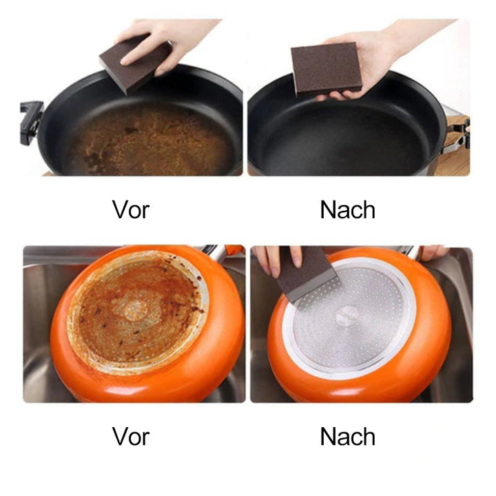 Lisslune | Magic Kitchen Rust Removal Tool Sanding Sponge Brush (5 Pieces)