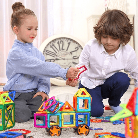 Lisslune | Magnabuilder Set – Magnetic Building Blocks for Kids to Boost Creativity and STEM Learning