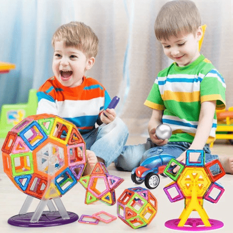 Lisslune | Magnabuilder Set – Magnetic Building Blocks for Kids to Boost Creativity and STEM Learning